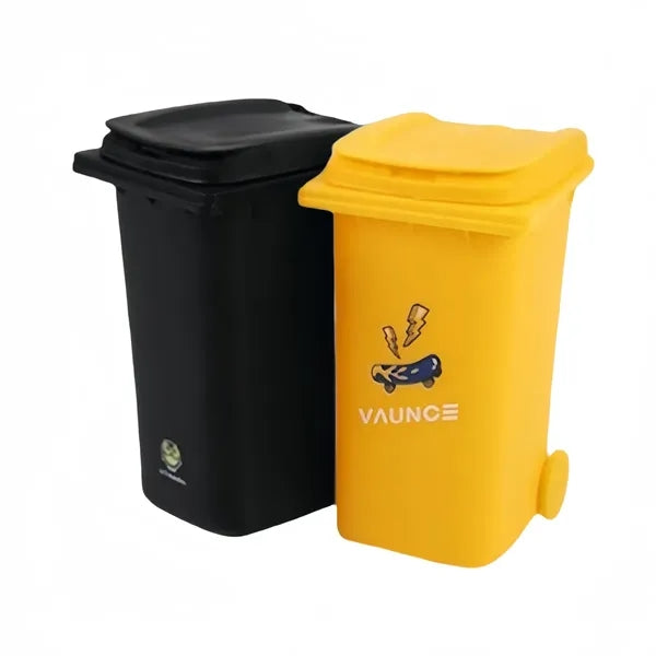 Trash Bin Style Desk Organizer Pencil Holder