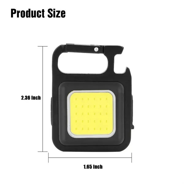 500mAh 3 Modes Keychain Flashlights