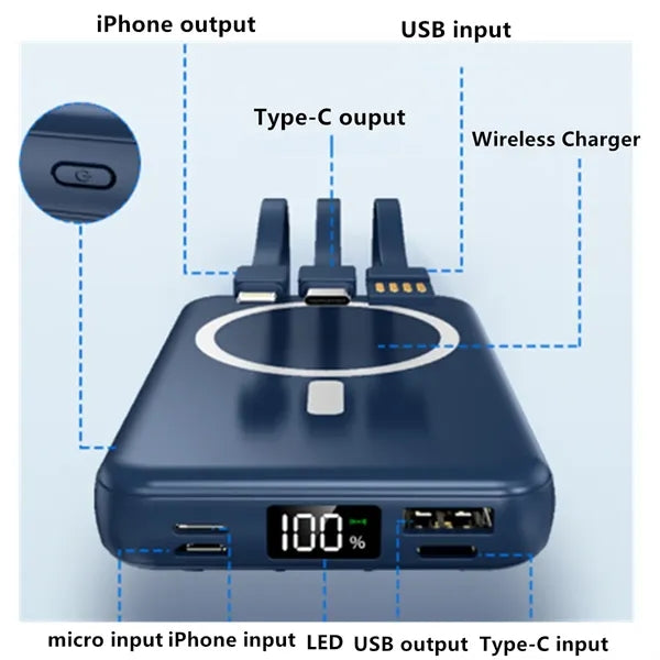 10000mAh Magnetic Power Bank