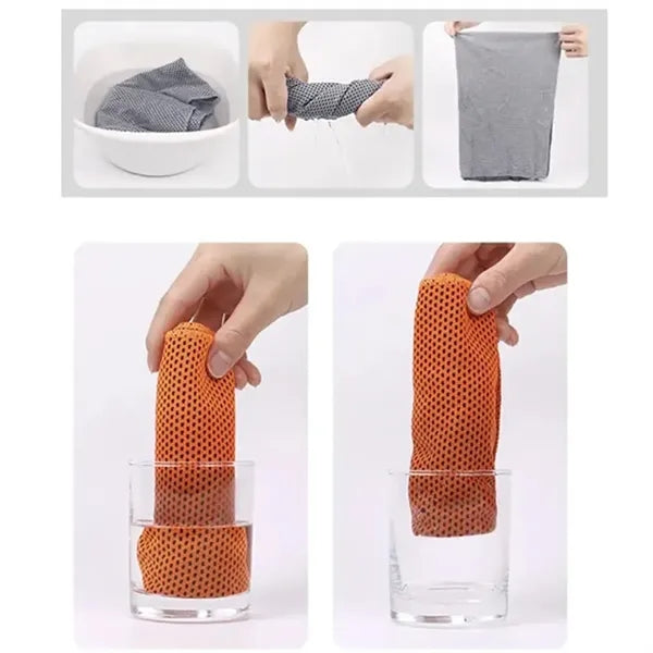 Portable Silicone Cooling Towel Set
