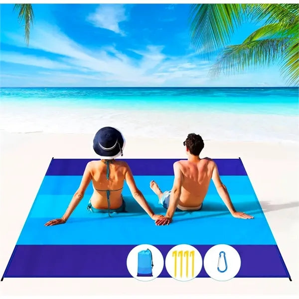 Portable Picnic Blanket Camping Beach Mat Set