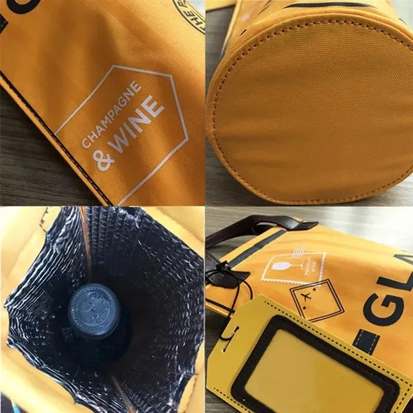 Oxford Waterproof Wine Bottle Cooler Bag