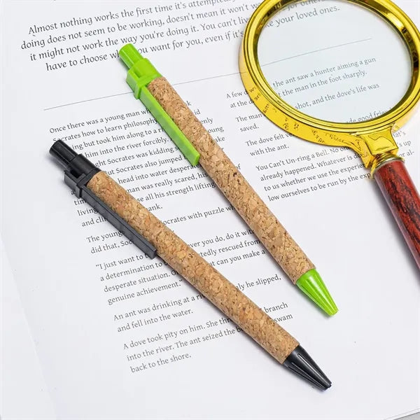 Wheat Straw Eco Friendly Cork Recycled Ballpoint Pens