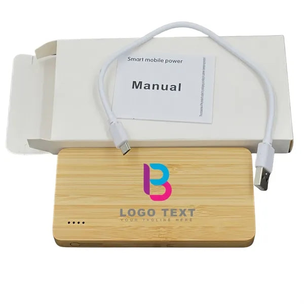 10000mah Bamboo Power Bank