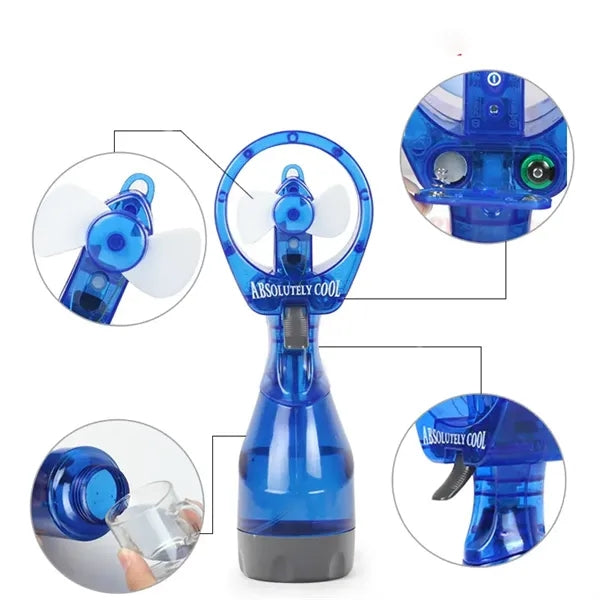 Handheld Water Misting Cooling Fan