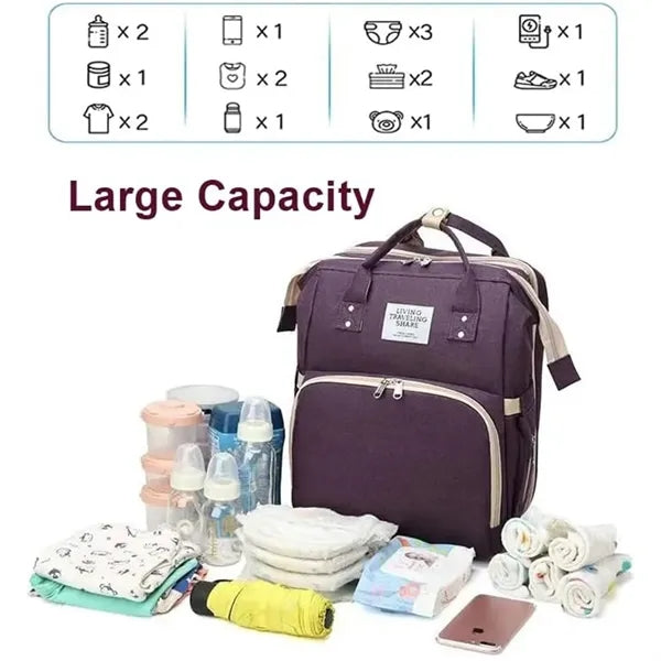 Diaper Bag Backpack with Changing Station