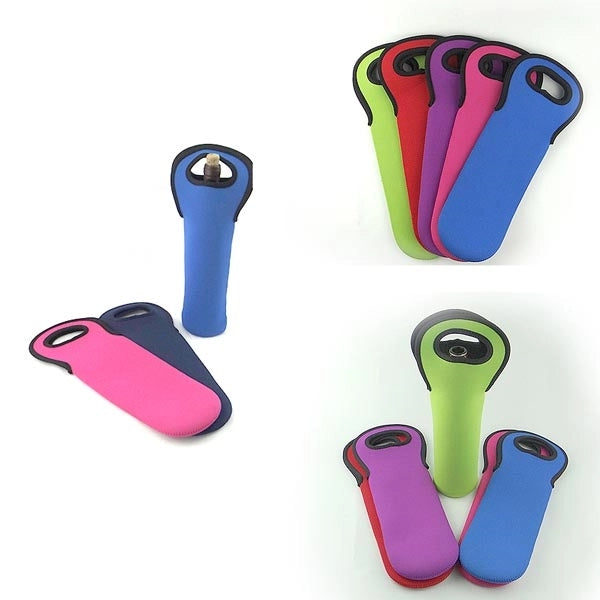 Full Color Neoprene Wine Bottle Coolers