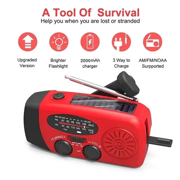 Solar-Powered Emergency Radio