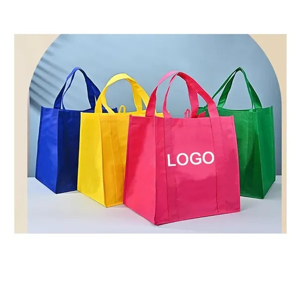 80 GSM Non-Woven Grocery Tote Bag 8"x12"x13"