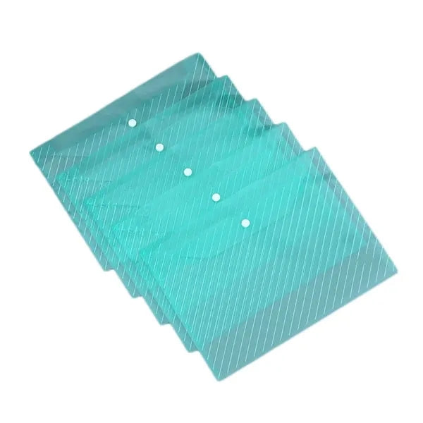 A4 Transparent Snap-button File Folder