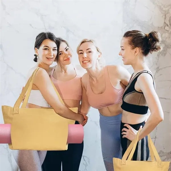 Yoga Canvas Tote Bag