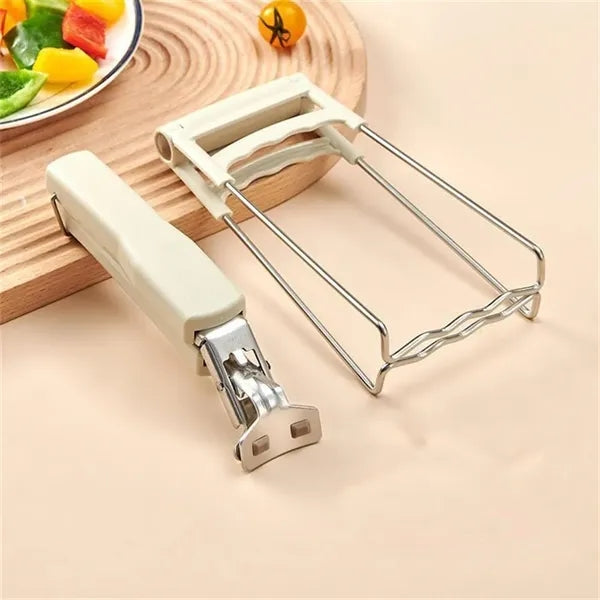 Pot Pan Gripper Kitchen Tool Clamp Steaming Vegetable