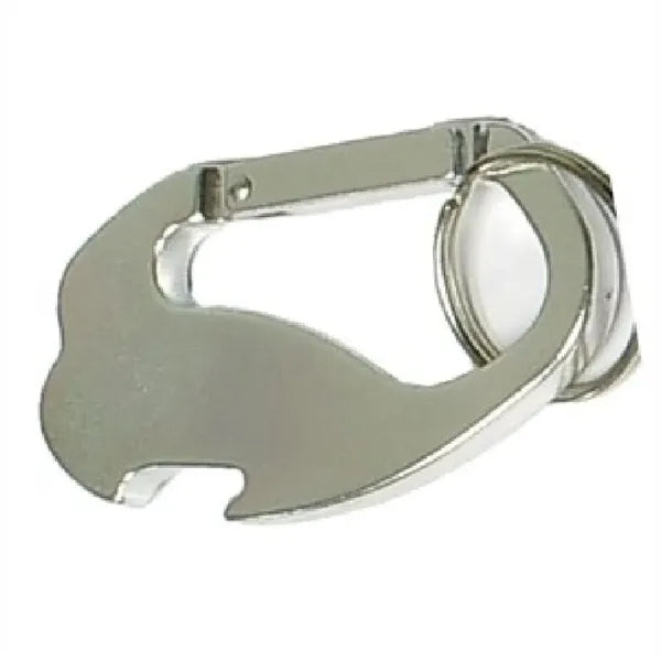 4-In-1 Jumbo Size Carabiner/Bottle Opener/Key Chain/Compass