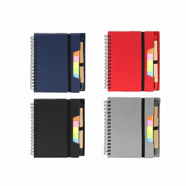 Kraft Paper Combination Memo Pad With Pen