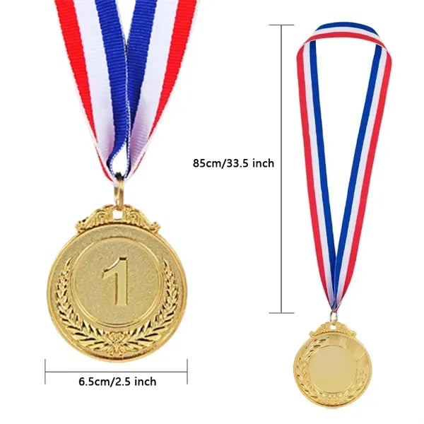 Winner Medals Gold Silver Bronze Prizes for Competitions 2.5