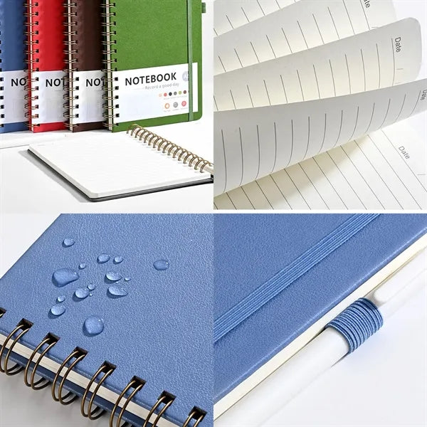 Office Coil Horizontal Line Thick Notepad