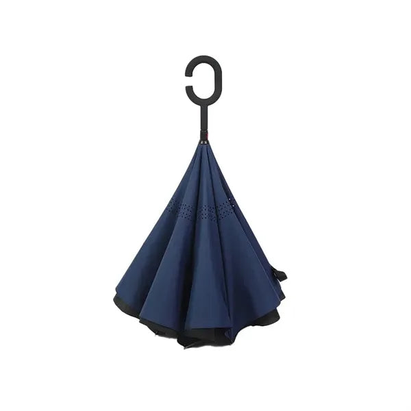 Long Handle Double-Layer Automatic Reverse Umbrella