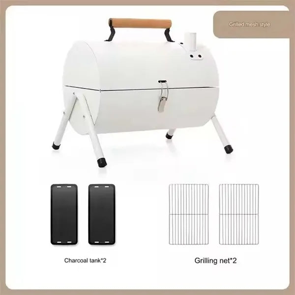 Premium Dual Cooking Zone Stainless Steel BBQ