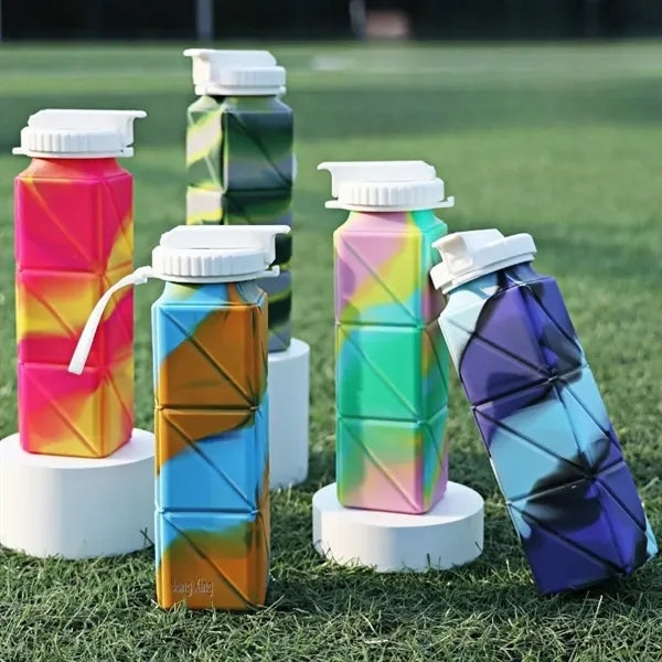 21oz Collapsible Silicone Water Bottle