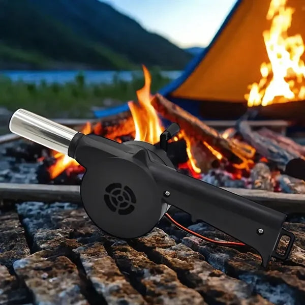 Outdoor Portable Hand Cranked Barbecue Blower