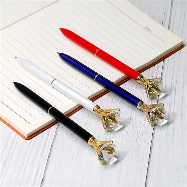 Exquisite Shining Crown Ballpoint Crystal Diamond Pens