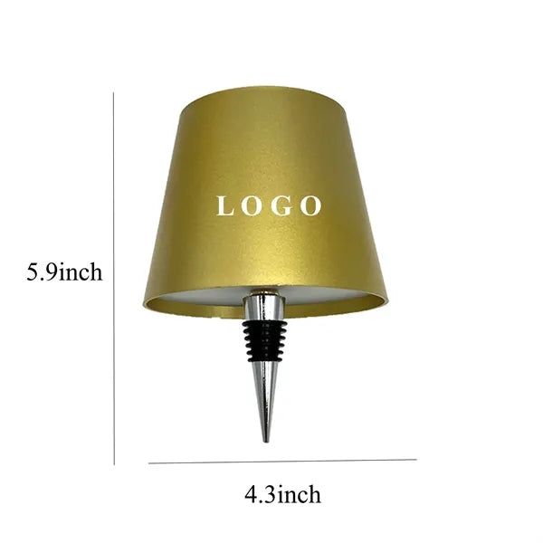 3 Color Rechargeable Wireless Bottle Lamp