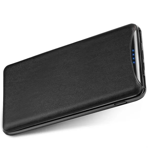 10000 mAh Outdoor Camping Leather Portable Power Supply