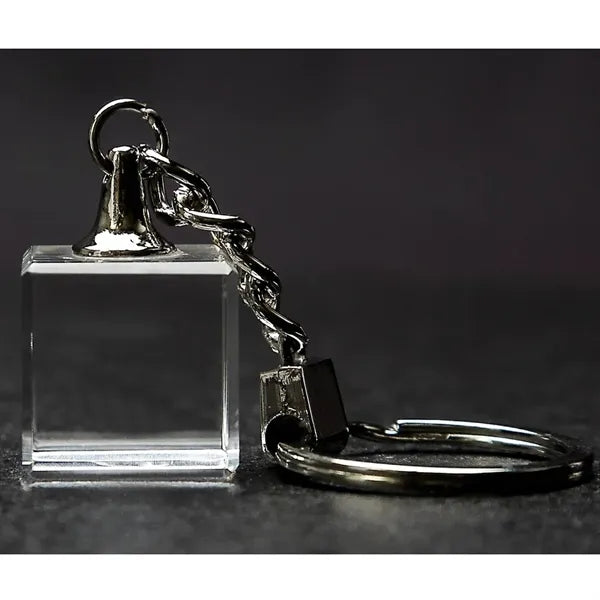 Cube Crystal Keychains