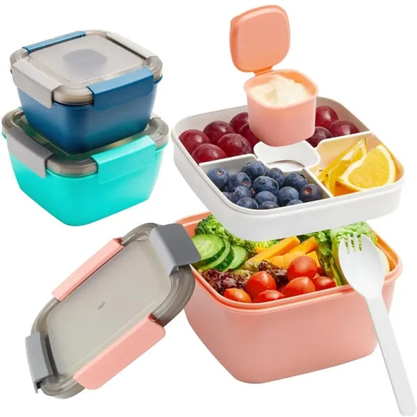 Dual Layer Insulated Lunch Box