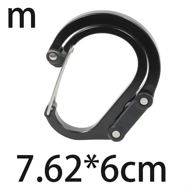 Outdoor D-Shaped Carabiner Clip