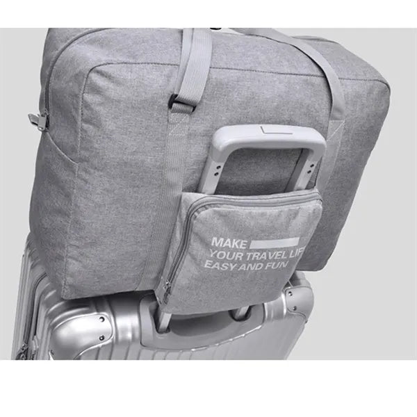 Large Foldable Travel Duffel Bag with Trolley Sleeve