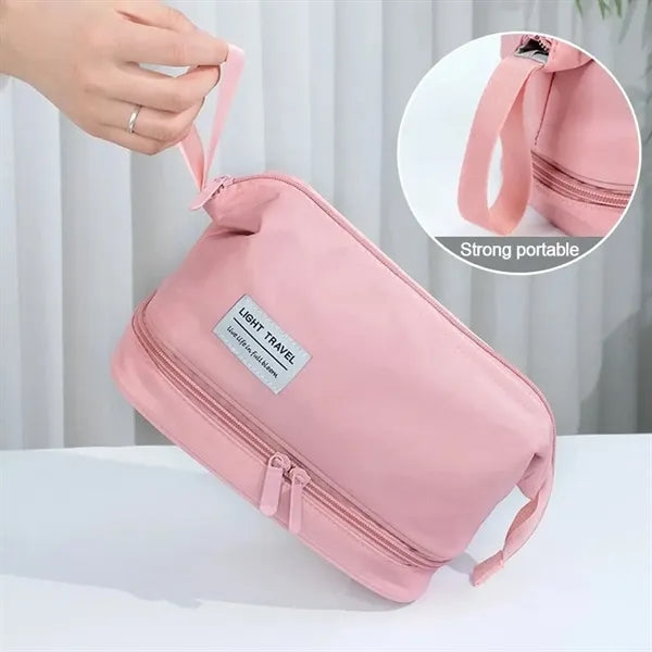 Dry and Wet Separate Travel Toiletry Bag