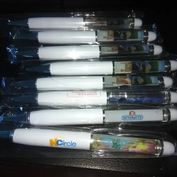 2D Floating Liquid Ballpoint Pen