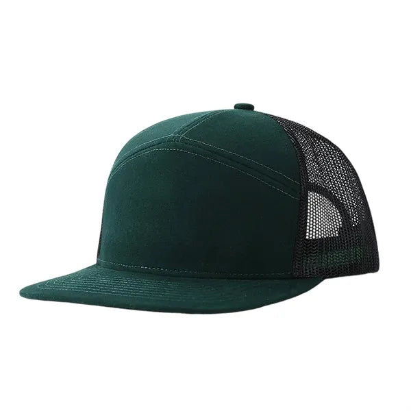 Adult Structured Flat Visor Snapback Cap