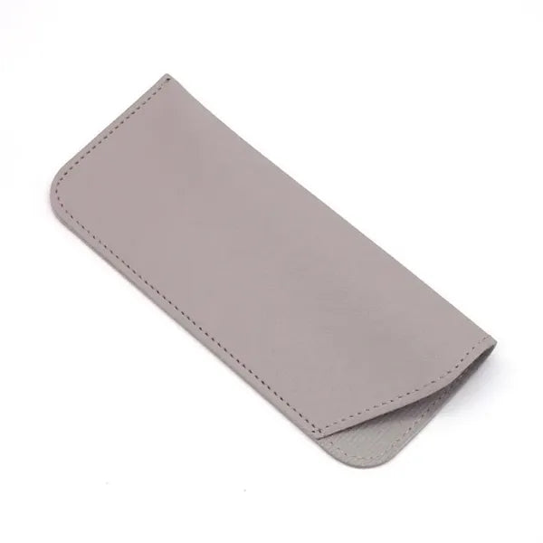 6" Portable PU Leather Glasses Case Pouch