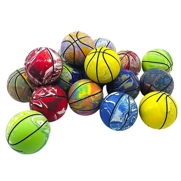 Rubber Bouncy Ball Mini Basketball Dog Toy