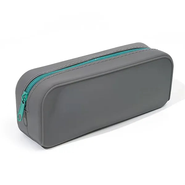 Silicone Pencil Pouch With Zipper For Students