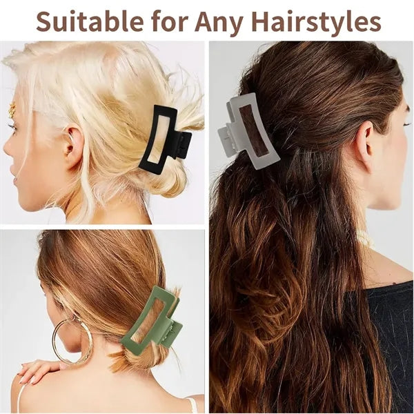 Non-slip Square Hair Claw Clip for Women Girls