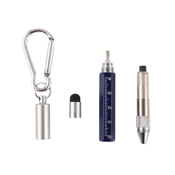 Keychain mini screwdrive tool pen with Carabiner