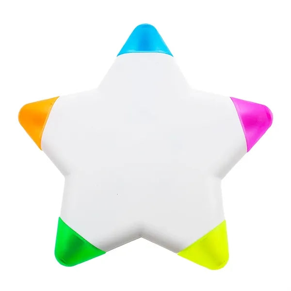 Multi 5 In 1 Coloured Highlighter