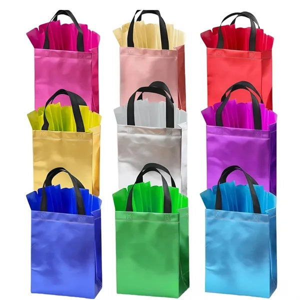 Shiny Laminated Non-Woven Gift Tote