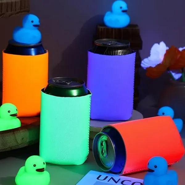 Luminous Neon Reflective Light up Beer Can Cooler