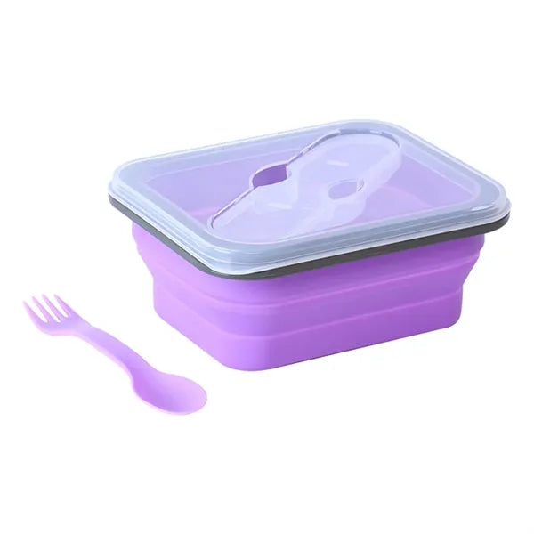 24oz Silicone Lunch Box Collapsible Food Storage Containers