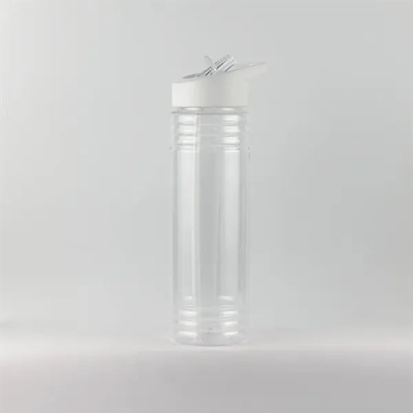 Clear Impact Water Bottle with Flip Straw Lid