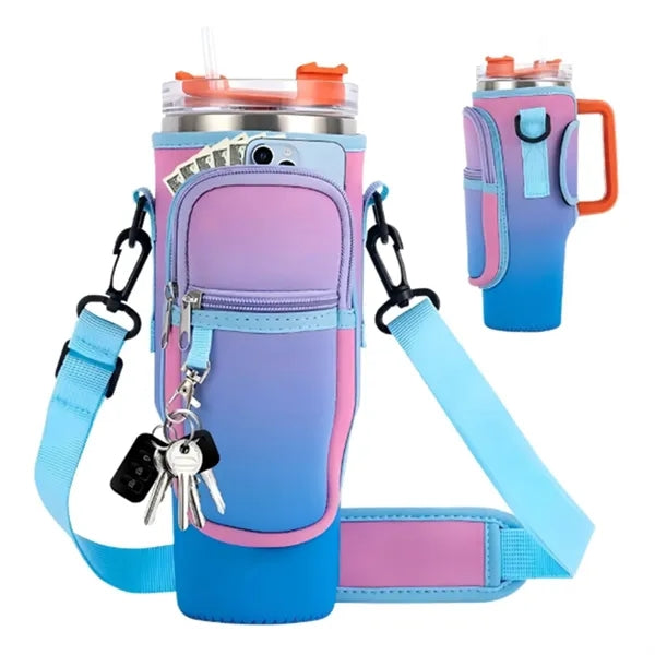 40oz Tumbler Sling Carrier Bag with Pocket