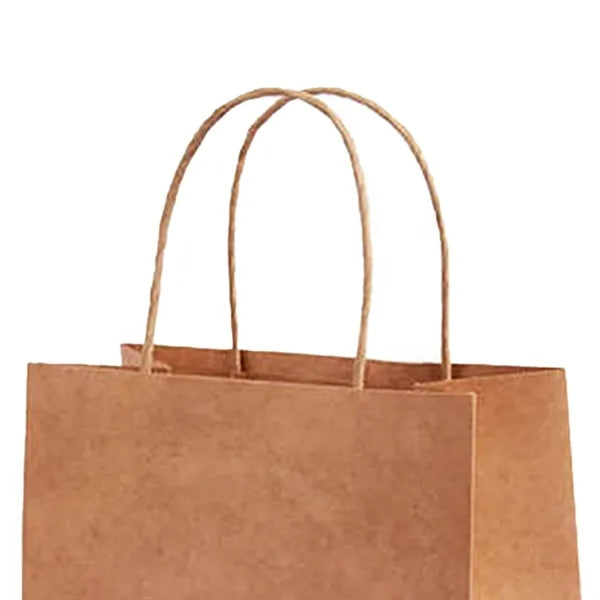 Full Color Natural Kraft Paper Shopper Bag