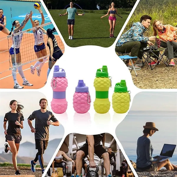 Collapsible Silicone Water Bottle