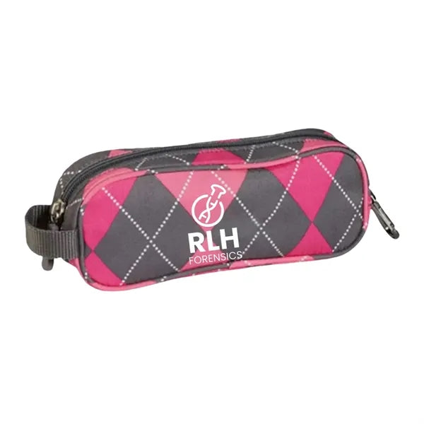 Pencil Case With Four Loops and Carabiner