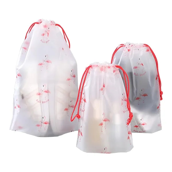 Portable Drawstring Storage Bag Travel Organizer