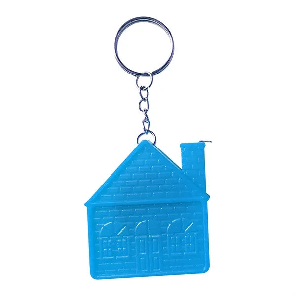 House Shape Tape Measure with Key Chain